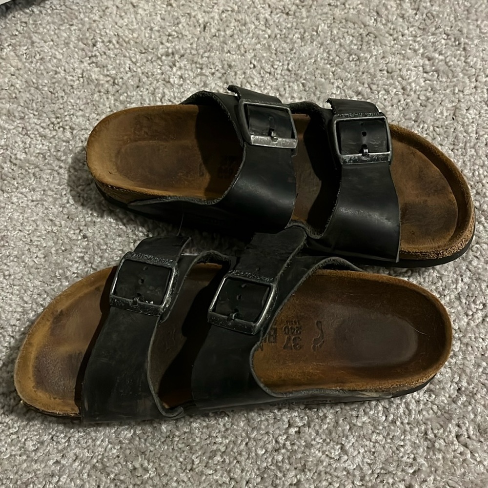 black birkenstocks